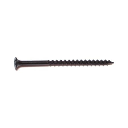 Drywall Screw, #8 X 3 In, Steel, Flat Head Phillips Drive, 95 PK